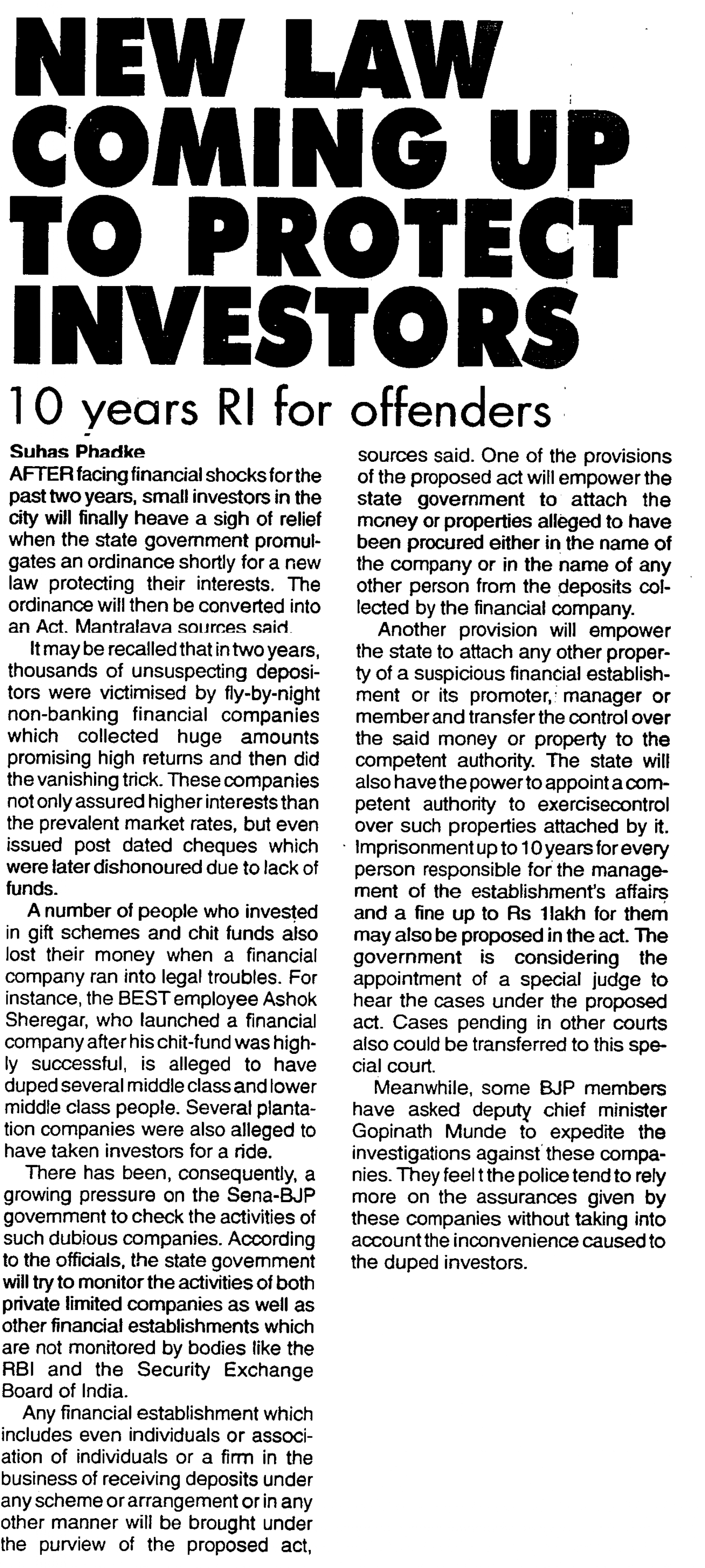 img for New Law Coming up to...